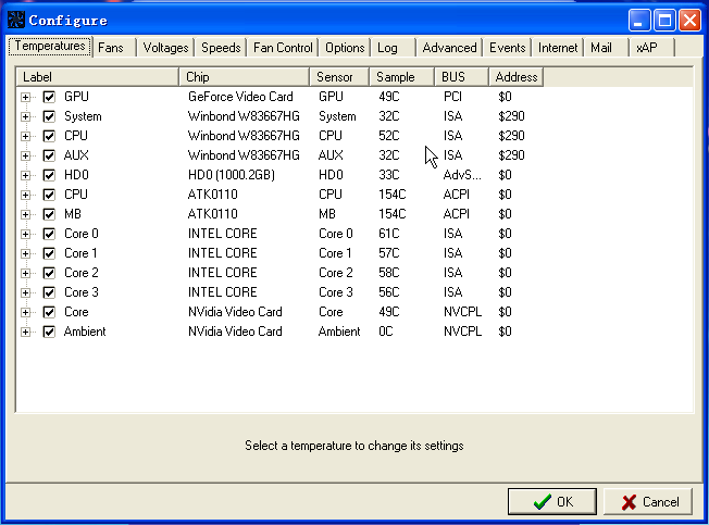 speedfan怎么用|电脑硬件检测工具(SpeedFan