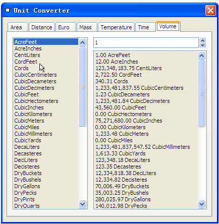 万能单位转换工具(unit converter)英文绿色版- 转