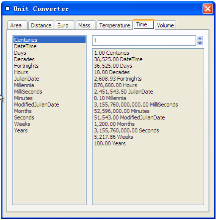 万能单位转换工具(Unit Converter)英文绿色版-