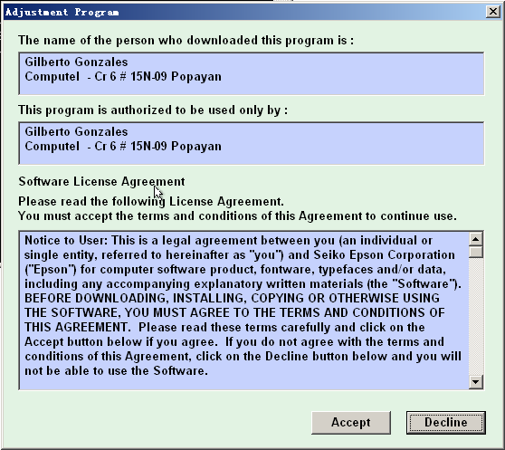 爱普生r290清零软件英文绿色单文件版- 打印机驱动