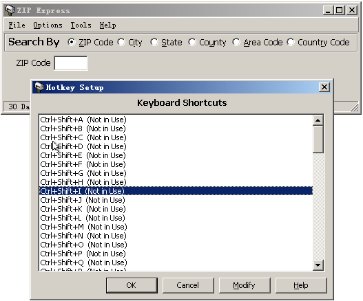 美国邮编查询软件(Zip Express)2.7k build 1 英