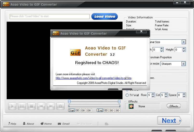 视频转GIF软件(Aoao Video to GIF Converter)3