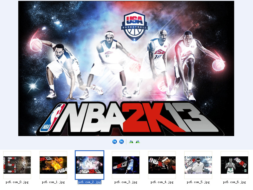 NBA2K13桌面宽屏壁纸下载1.0 绿色免费版
