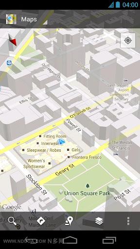 安卓步行导航软件:谷歌地图步行导航最佳 - 东