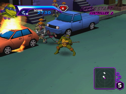 忍者神龟1+2中文版-单机游戏