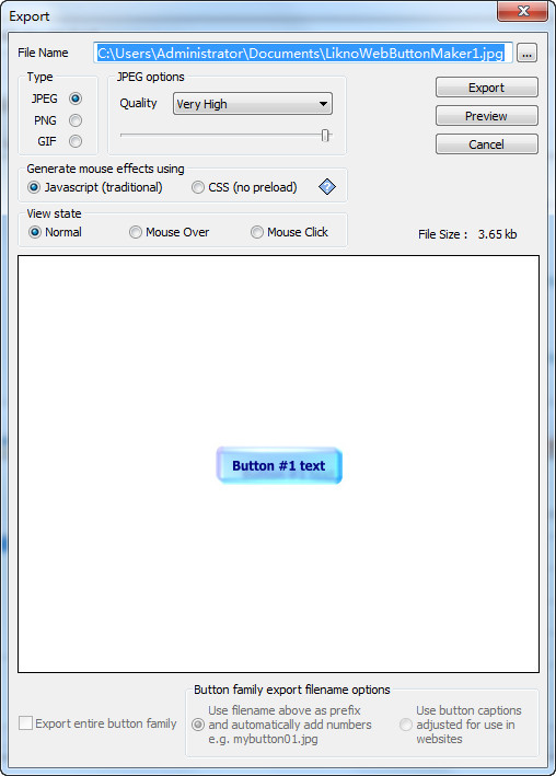 网页按钮制作工具(Likno Web Button Maker)2.
