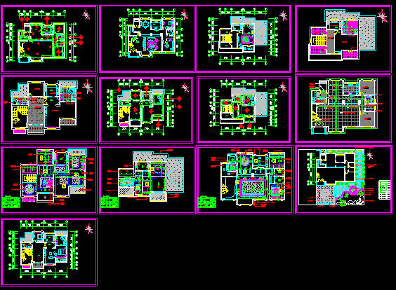 经典装修图纸辑共71个dwg格式(含看图软件)