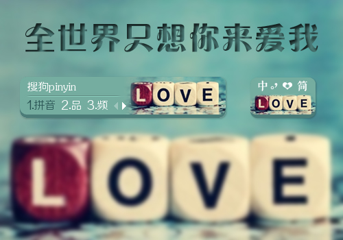 搜狗皮肤下载 推荐|2013情人节搜狗拼音皮肤(搜