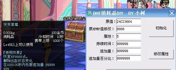 DNF傻瓜型消耗品修改器(DNF消耗品DIY完美版