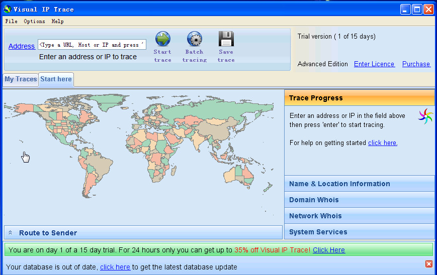 ip定位软件|ip追踪软件(Visual IP Trace)5.0e 免
