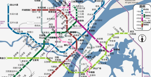 武汉地铁规划线路图2015最新版免费下载