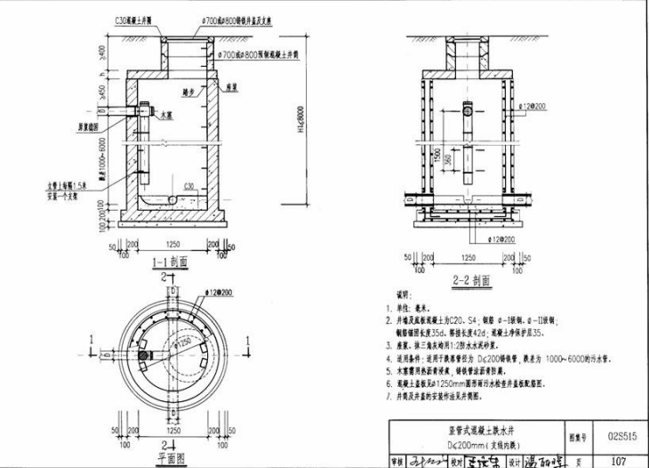 02s515图集|02S515排水检查井图集免费电子版