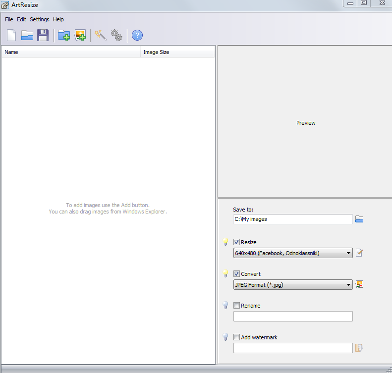ArtResize(图片批量处理软件)1.1 免费版_东坡