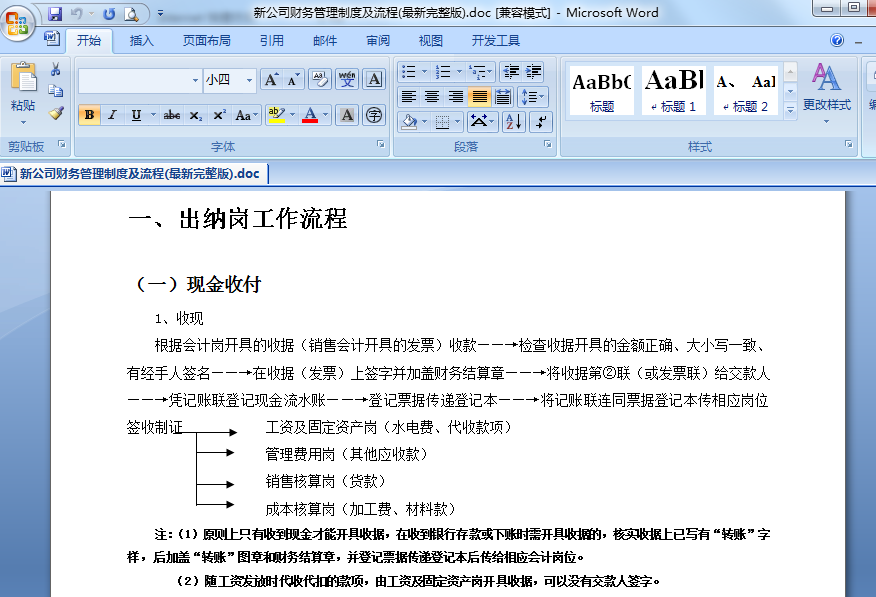 财务管理|新公司财务管理制度及流程(最新完整