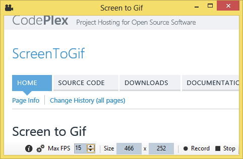 gif动画录制软件(Screen to Gif)v0.6绿色免费版