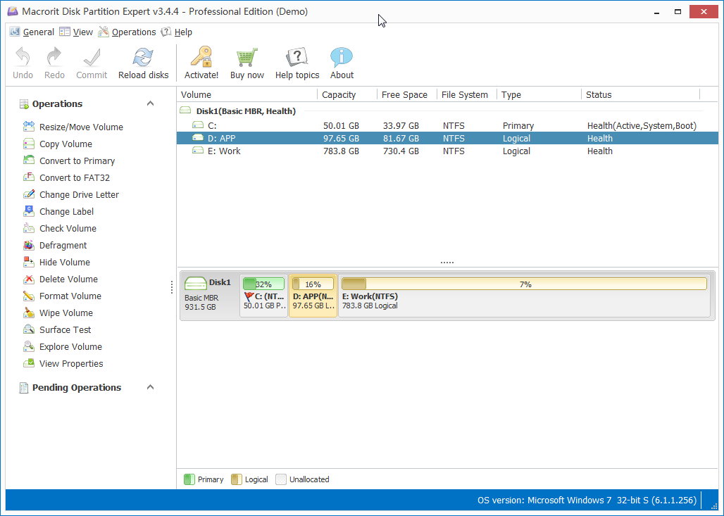磁盘分区软件|磁盘分区工具(Macrorit Disk Par