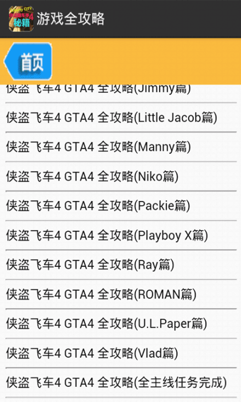 侠盗猎车手4自由城之章秘籍大全|侠盗猎车手4