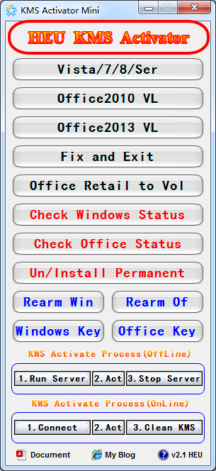 KMS离线激活工具(Windows7\/8_Office 2010\/2