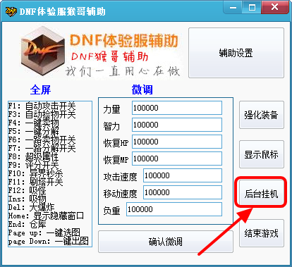 dnf体验服辅助下载|DNF体验服辅助1.0 绿色版