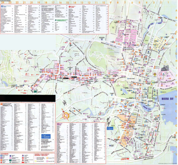 新加坡旅游地图中文版|新加坡旅游地图全图1.0