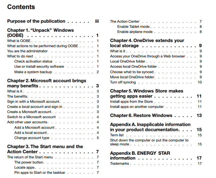 联想win10使用手册PDF英文版|联想win10使用