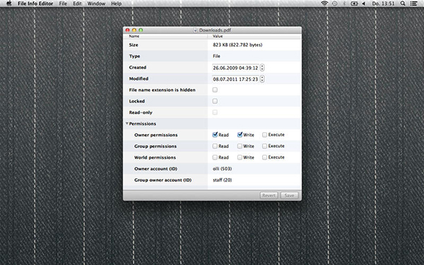 文件夹编辑|File Info Editor for Mac1.02 免费版