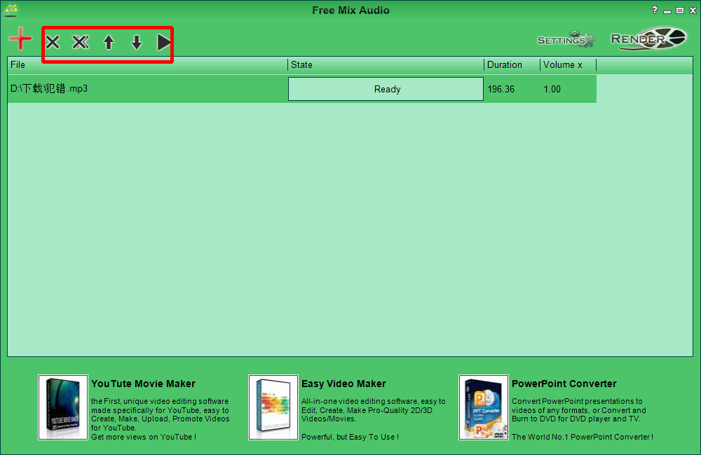 音乐混剪软件|Free Mix Audio(音乐混剪)1.06 官
