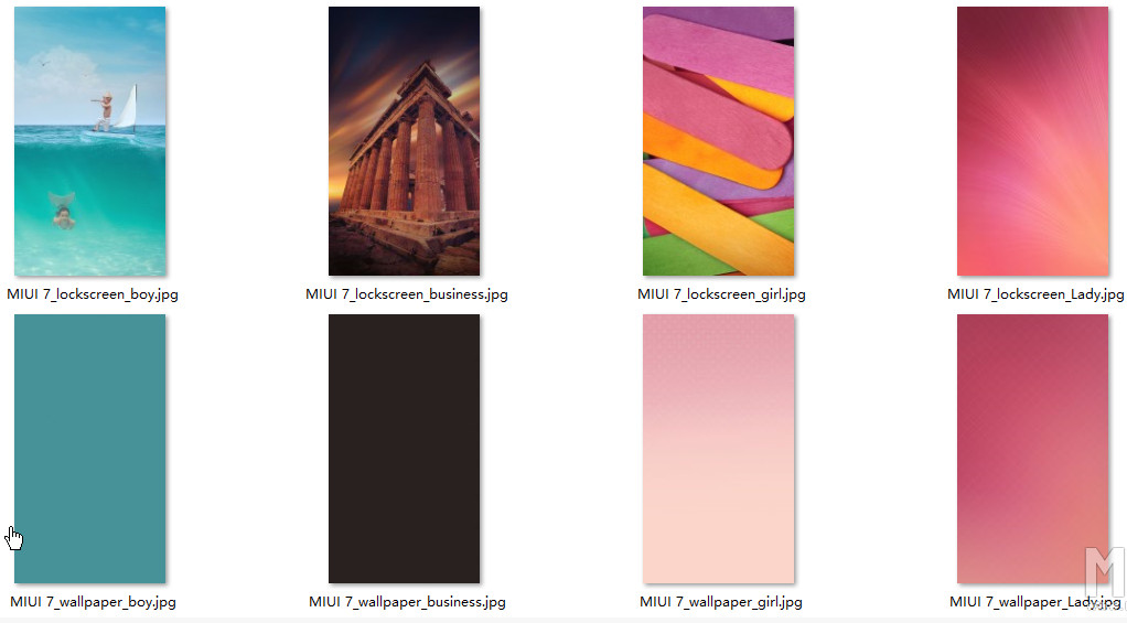 miui7壁纸打包|MIUI 7内置壁纸1.1 【史上最漂亮