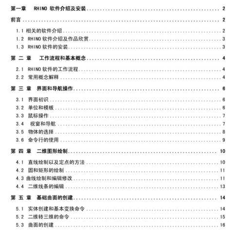 犀牛软件教程|RHINO犀牛基础教程(入门教程)p