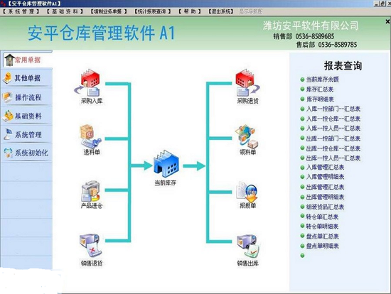 仓库管理常用软件|安平仓库管理软件A22.1 绿