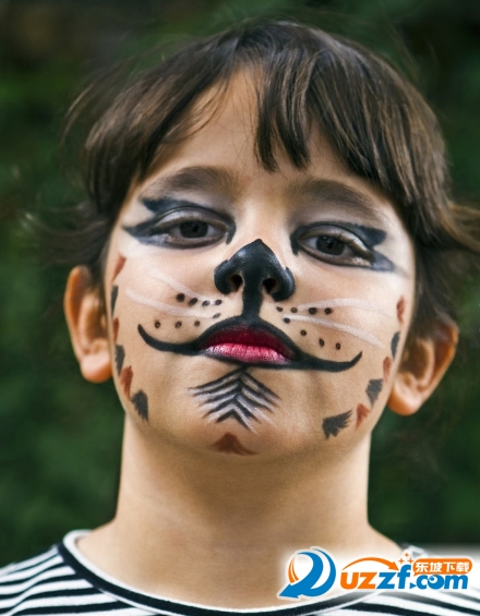 儿童万圣节妆容图片大全|2016万圣节妆容图片
