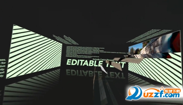 FCPX文字空间转场动画插件(TransPanel Kine