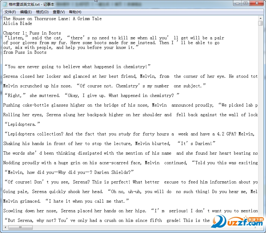 格林童话英文版全集