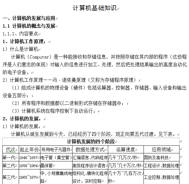 计算机基础知识大全好不好_计算机基础知识大