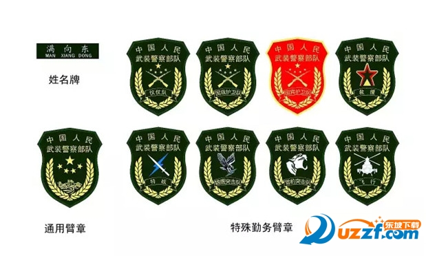 2016年武警部队新式臂章好不好_2016年武警