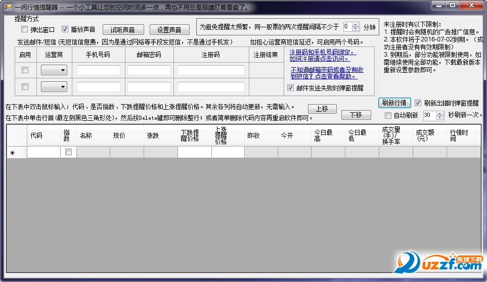一闲行情提醒器(股票行情提醒)好不好_一闲行