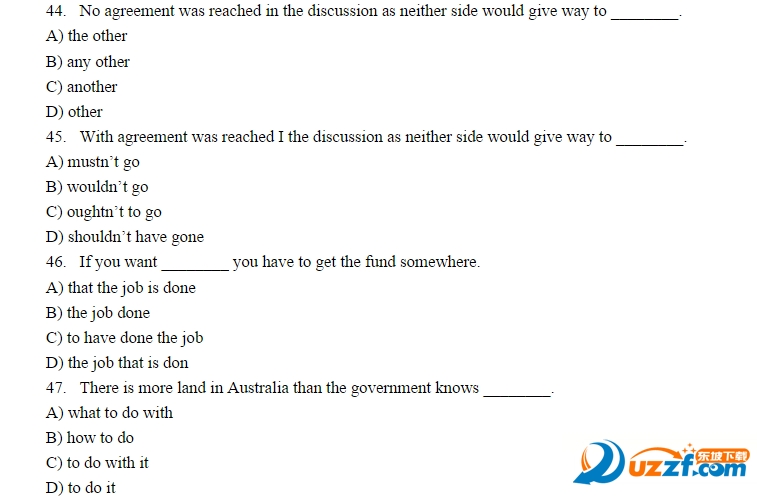 2016年6月大学英语四级选择题真题试卷完整版