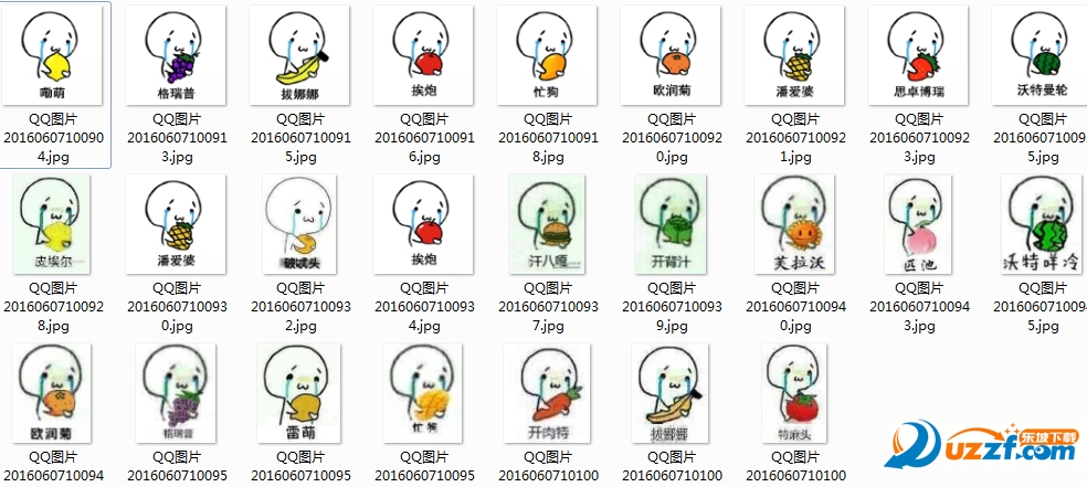 抱水果哭的表情包好不好_抱水果哭的表情包用