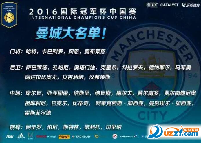 曼联vs曼城实力对比|2016国际冠军杯曼城vs曼