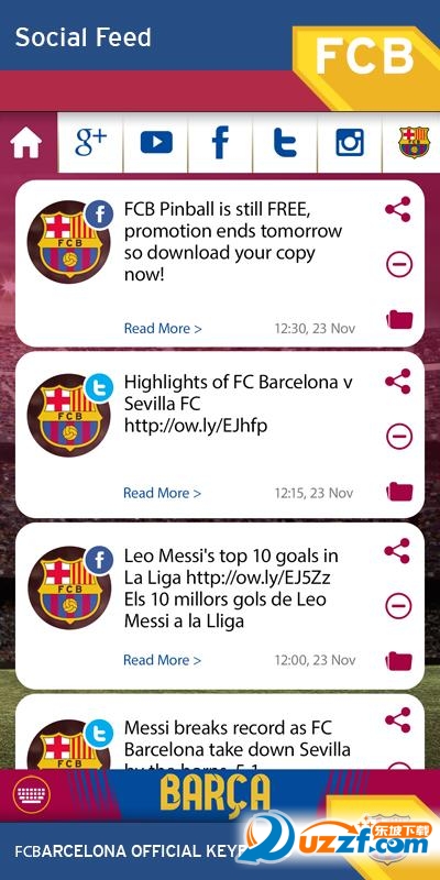 FC Barcelona Official Keyboard app|巴塞罗那足