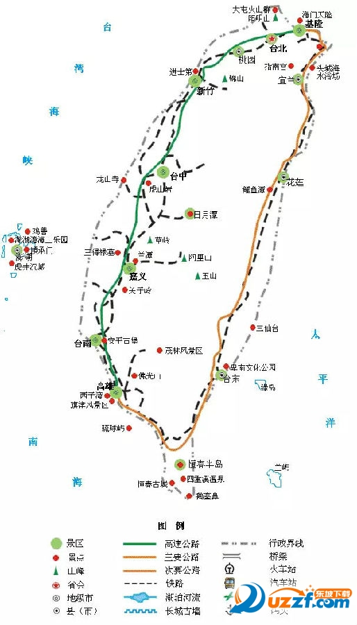 中国各省旅游地图图片下载|全国各省旅游简地