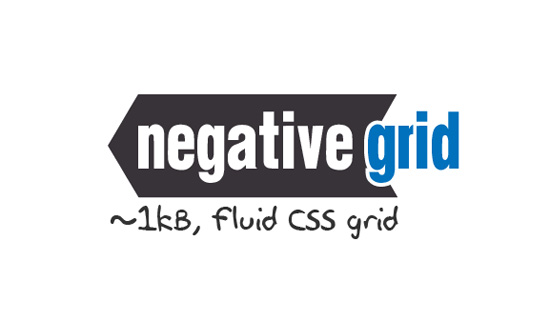 Negative Grid 1kb Fluid CSS Grid