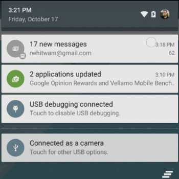 长按通知条目会显示来源应用、时间、设置入口