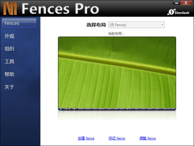 桌面图标整理工具(Fences Pro)