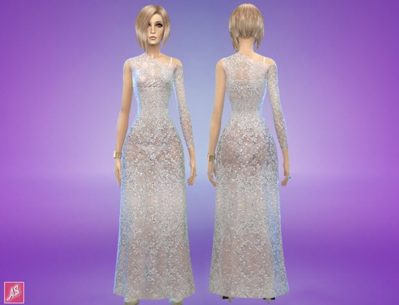 模拟人生4钻石长裙mod