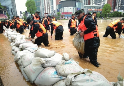 武汉2016水灾图片